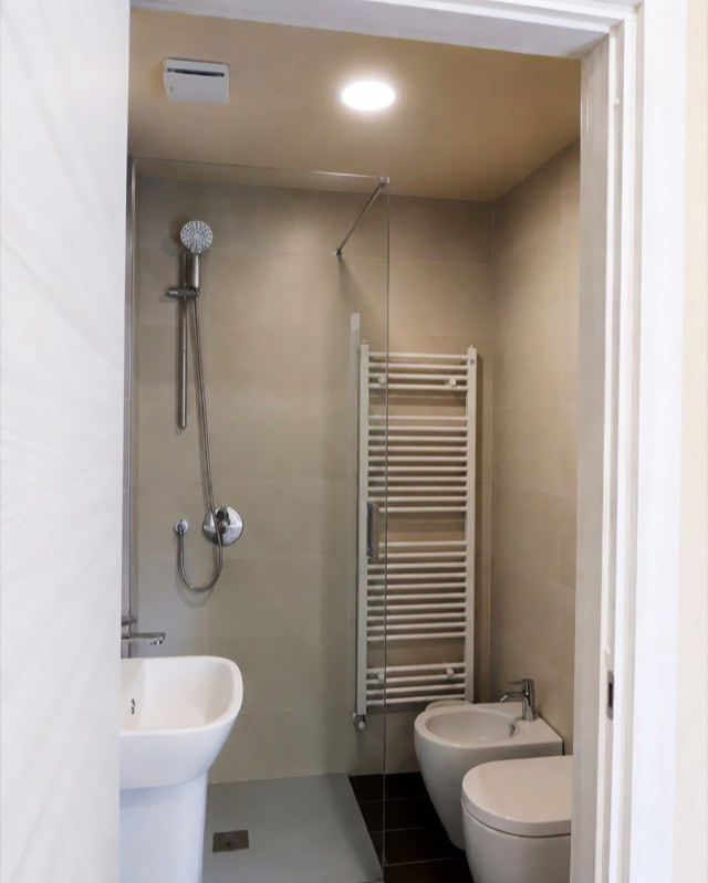 Bagno privato in camera — studentato a Grugliasco
